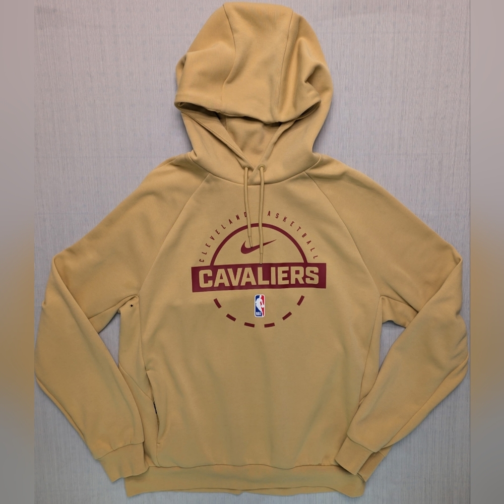 Nike Cavaliers Gold Hoodie with Maroon Logo